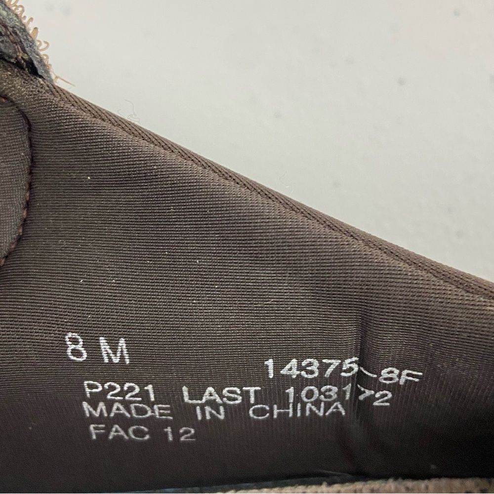 Drew Rose Womens Brown Snake‎ Print Leather Mary Jane Loafer Shoes Academia Sz 8 - Picture 4 of 12